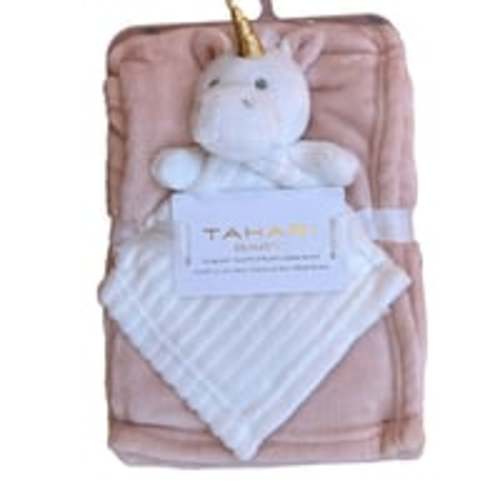 Tahari Baby Unicorn Lovey Set