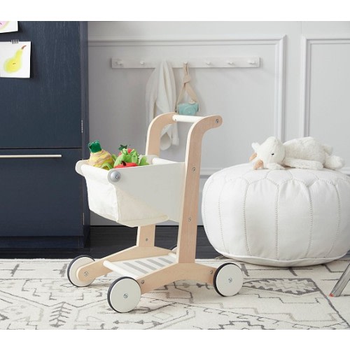 Wooden Shopping Cart | Toy Kitchen Accessories | Pottery Barn Kids