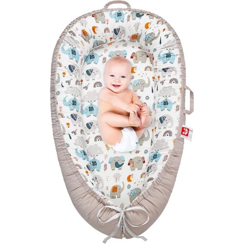 Baby Lounger for Newborn- Baby Nest Cover Co Sleeping for Baby 0-24 Months