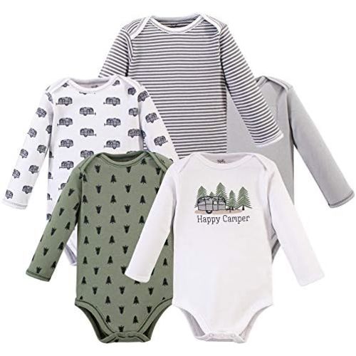 Touched by Nature unisex-baby Organic Cotton Long-sleeve Bodysuits