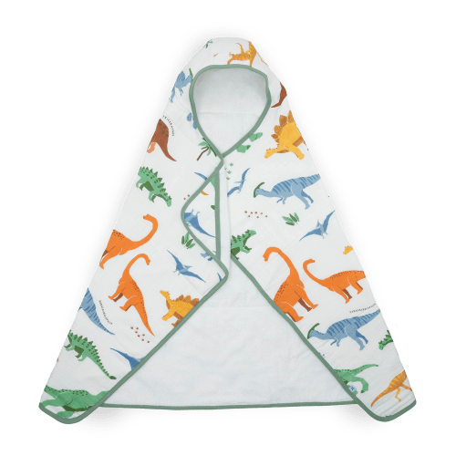 Toddler Hooded Towel - Dino Names