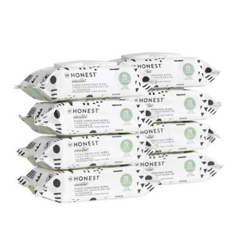 The Honest Company Plant-Based Baby Wipes made with over 99% Water - Pattern Play - 576ct