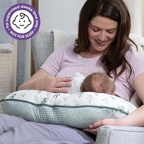 Boppy Bare Naked Original Nursing Pillow, Pillow Only, Cover Sold Separately, Ergonomic Nursing Essentials for Breastfeeding and Bottle Feeding, with Firm Fiber Fill