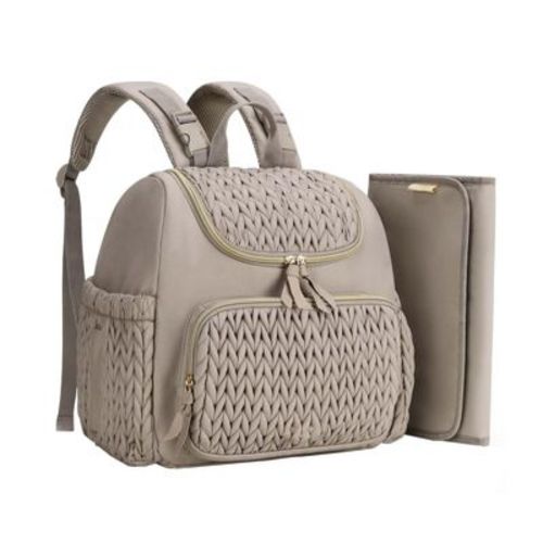 Itopfox Compact Diaper Backpack with Insulated Pockets, Changing Pad & Stroller Straps, Lightweight & Water-Resistant for Baby Essentials