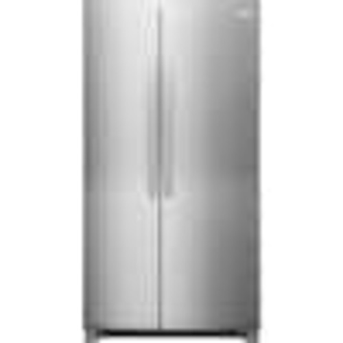 Frigidaire 36 in. 26 cu. ft. Standard Depth Side-by-Side Refrigerator in Stainless Steel with CrispSeal Crispers FRSN2610AF