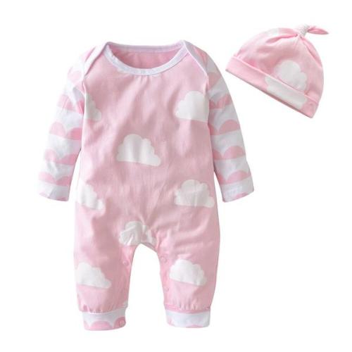 Pink Cloud Set - Newborn & Infants Pajamas - Alure Baby Collections