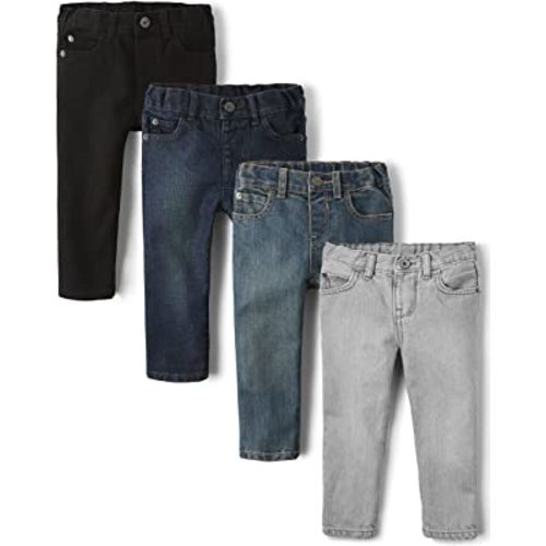 The Children's Place Baby and Toddler Boys' Basic Skinny Jeans, Multipack