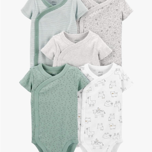 Simple Joys by Carter's unisex-baby 5-pack Side Snap Short-sleeve Bodysuit