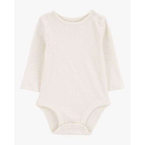 Baby Waffle Knit Long-Sleeve Bodysuit - Carter's | Carter's