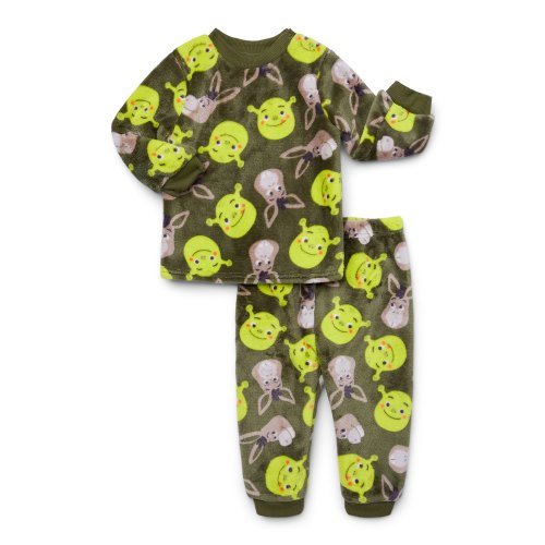 Baby Character Printed Plush Set, 2 Piece, Sizes 0-24 Months