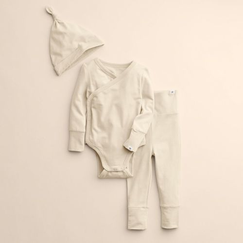 Baby Little Co. by Lauren Conrad 3-Piece Bodysuit, Pants & Hat Set