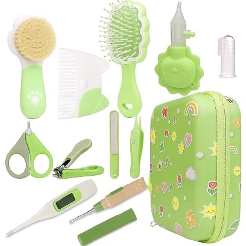 Baby Grooming Kit, 11-in-1 Nail Clippers Set, Essential Newborn Care