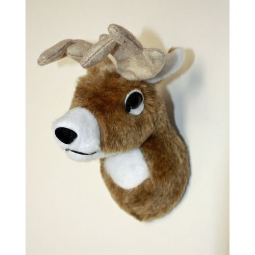 Plush Deer Head "Johnny" Tiny Wall Mount