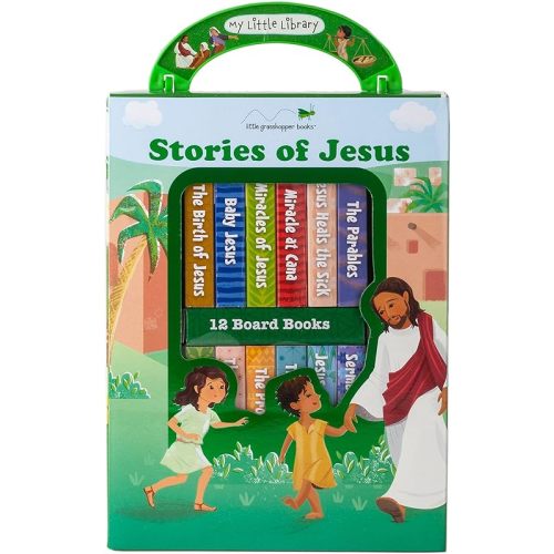 My Little Library: Stories of Jesus (12 Board Books) Hardcover – July 16, 2021