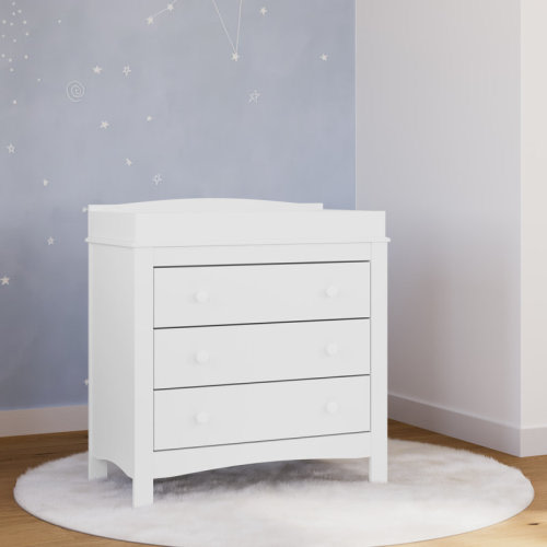 Graco Noah 3 Drawer Chest with Changing Topper & Reviews | Wayfair