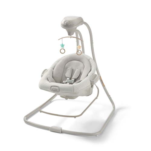 Graco DuetConnect LX Baby Swing and Bouncer, Wales White