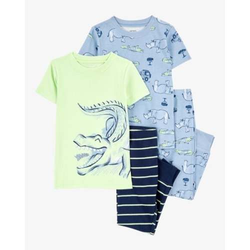 Baby 4-Piece Alligator Cotton Pajamas - Carter's | Carter's