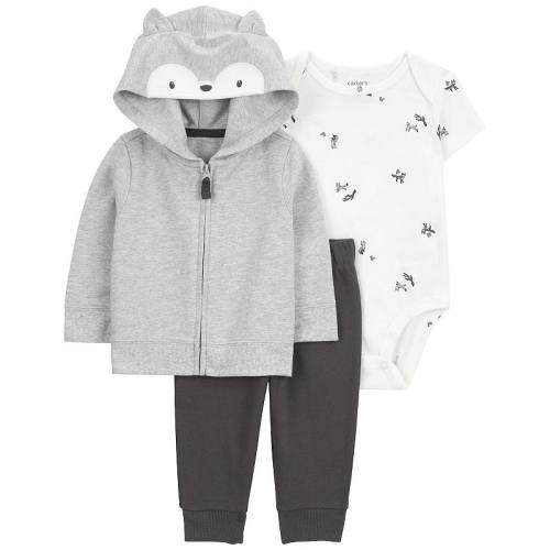 Baby Boy Carter's 3-Piece Fox Little Jacket Set