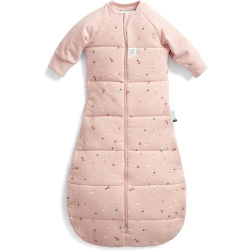 ergoPouch Baby Sleep Sack 2.5 TOG, Sleep Suit, Cozy Transition from Swaddle, Ideal for Nighttime Temperature Control, Unisex (3-12 Months, Daisies)