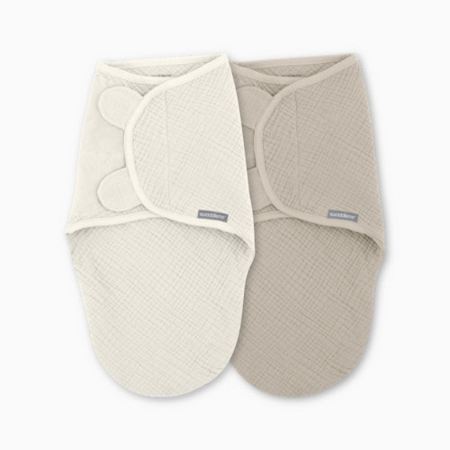SwaddleMe Muslin Original Swaddle (2-Pack) - Cream/Cashew
