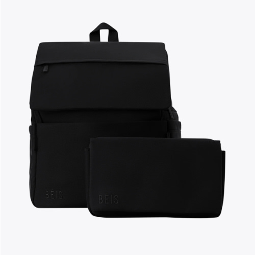 BÉIS 'The Ultimate Diaper Backpack' in Black - Best Backpack Diaper Bag in Black