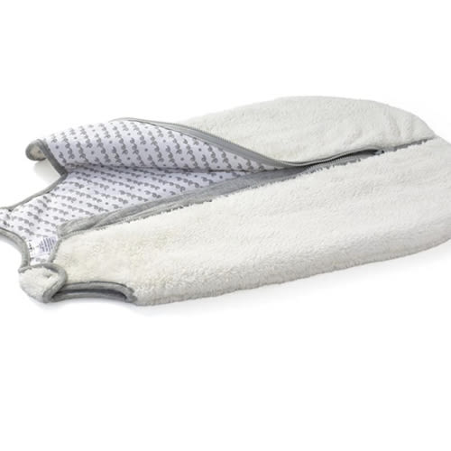 baby deedee Sleep Nest Teddy Baby Sleeping Bag, Ivory, Small (0-6 Months)