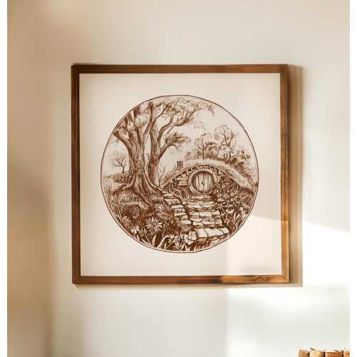 Cozy Fantasy Novel Inspired Art Print