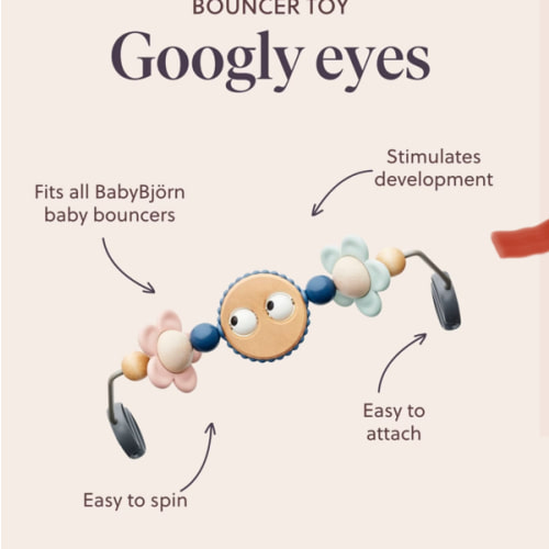 BabyBjörn Toy for Bouncer – Googly eyes