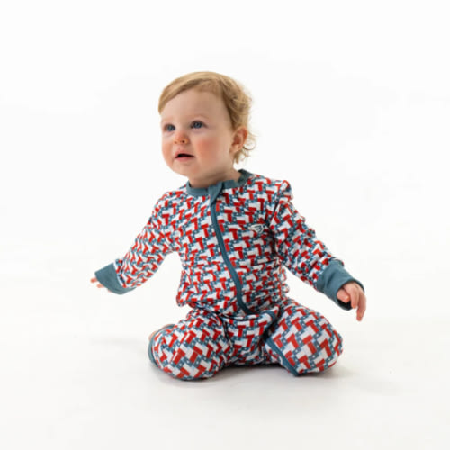 Baby Zip Up - Texas Flag – BURLEBO