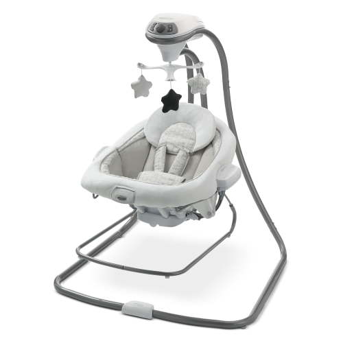 Graco Simple Baby Infant Soothe DuetConnect LX Swing and Portable Bouncer