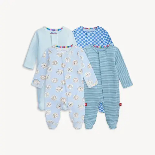 Magnetic 4-Pack Footie - Newborn