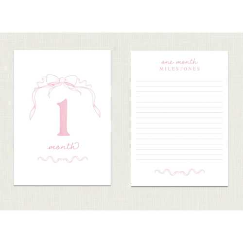 Baby Milestone Cards | Baby Monthly Milestone Cards | Baby Milestone Picture Cards | Lemon Grace Baby Cards | Newborn Gift