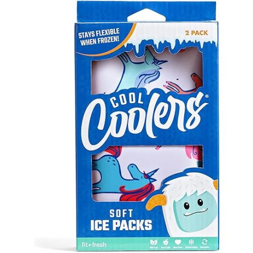 Fit & Fresh 2 Pack Soft Ice Pack - Unicorn Stripes