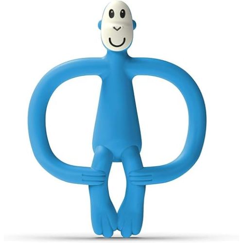 Matchstick Monkey Monkey Teether Blue