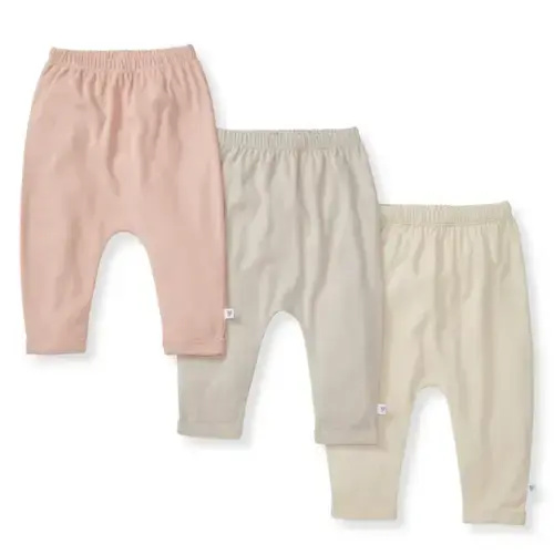 Solid Organic Cotton Baby Pants 3 Pack - Pink Sand – Burt's Bees Baby