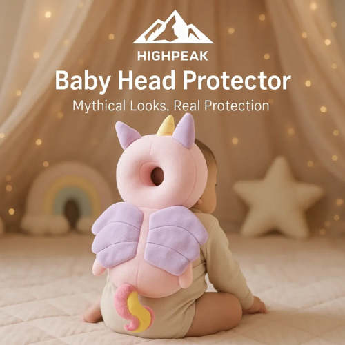 HighPeak Baby Head Protector Backpack Pillow – Soft, Safe & Cute