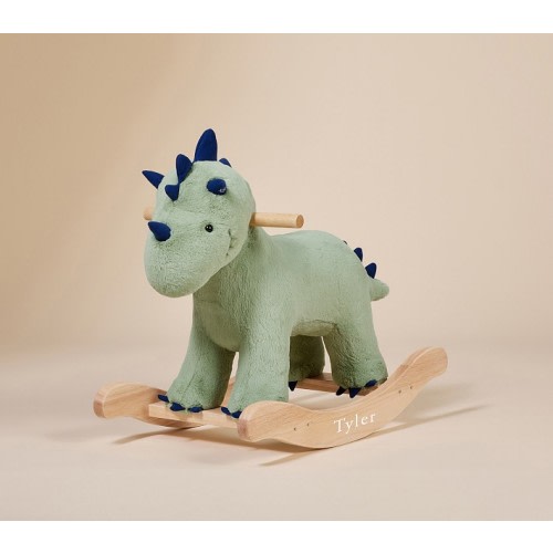 Dino Light-Up Plush Nursery Rocker