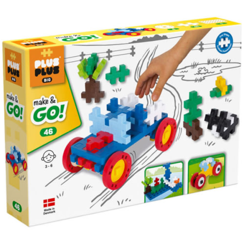 BIG Make & Go! (46 piece) | Plus-Plus BIG