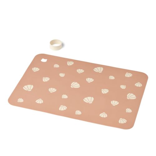 Jude Printed Placemat - Shell / Pale tuscany