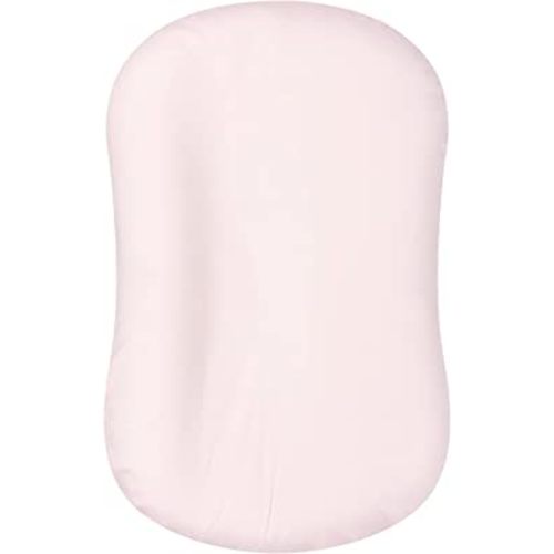 Mexxi Organic Baby Lounger Cover | 100% Organic Cotton Hypoallergenic and Breathable Baby Nest Cover (Cover Only) (Baby Pink, Organic Cotton)