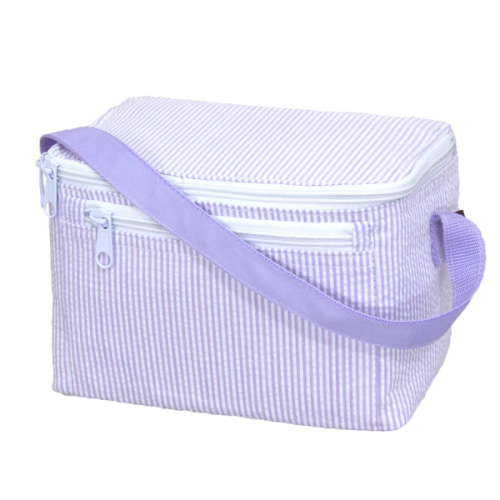 Lunch Box - Lilac Seersucker
