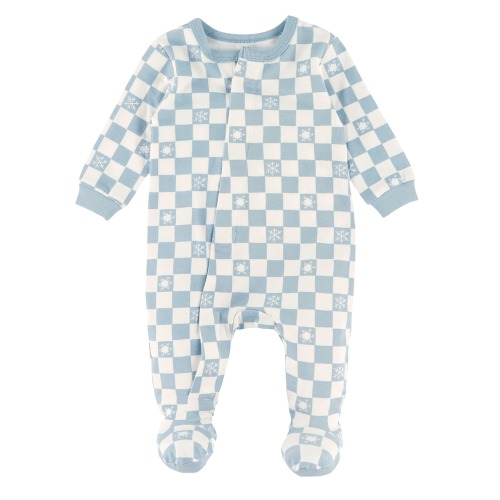 Pyjama Magnétique Flocons Prématuré-12mois