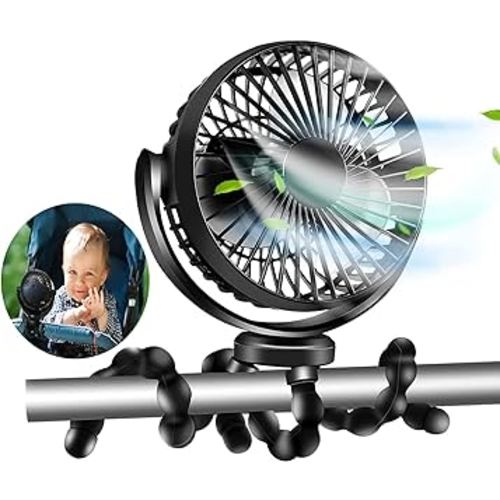 Baby Car Seat Fans for Baby Rear Facing, Stroller Fan for Baby Car Seat Walking Traveling Outside Rechargeable