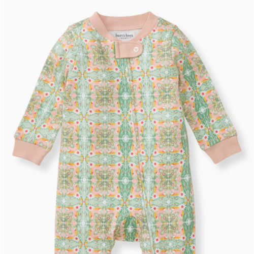 Floral Tile Organic Cotton Girl Sleep & Play – Burt's Bees Baby