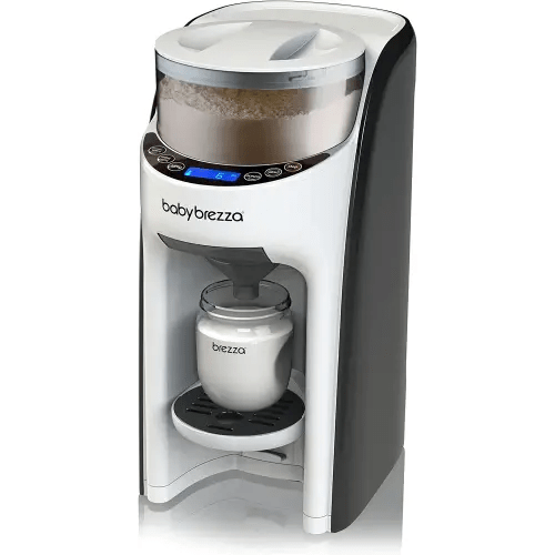 Baby Brezza New and Improved Formula Pro Advanced Formula Dispenser Machine - Automatically Mix a Warm Formula Bottle Instantly - Easily Make Bottle with Automatic Powder Blending, White