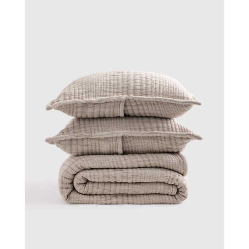 Organic Cotton Channel Quilt Set