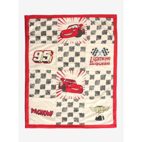 Disney Pixar Cars Lightning McQueen Quilted Baby Blanket - BoxLunch Exclusive