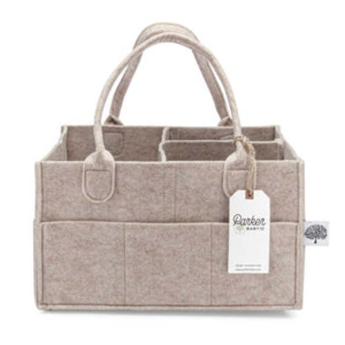 Large Diaper Caddy - Oatmeal