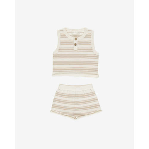 Taylor Knit Set || Oat Knit Stripe