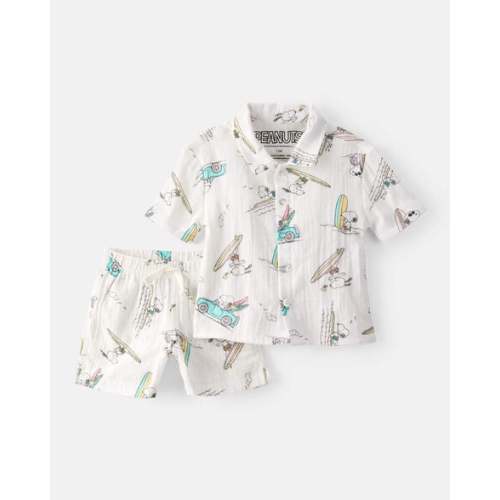 Baby Snoopy 2-Piece Gauze Outfit Set - Carter's | Carter's